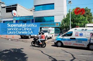 supersalud ratifica sancion a clinica laura daniela s.a