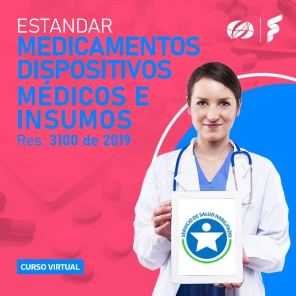 Res. 3100 de 2019, Estándar de Medicamentos, dispositivos médicos e insumos