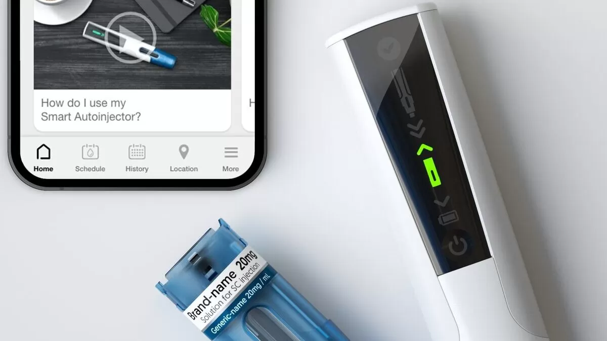 Phillips-Medisize autoinyector sostenible inteligente