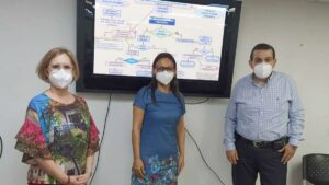 Realizaran pruebas PCR saliva colegios Bucaramanga. Fotos Secretaria de Salud de Bmanga