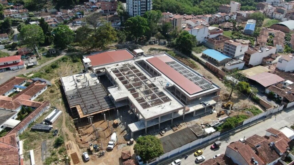 Construcción del Hospital de San Gil está en el 60%