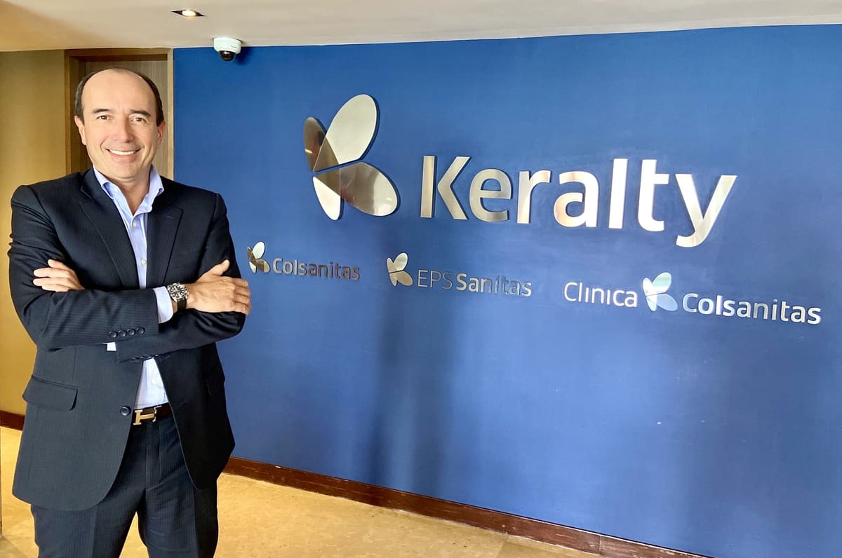 Sergio González, se posesiona como presidente de Keralty Colombia