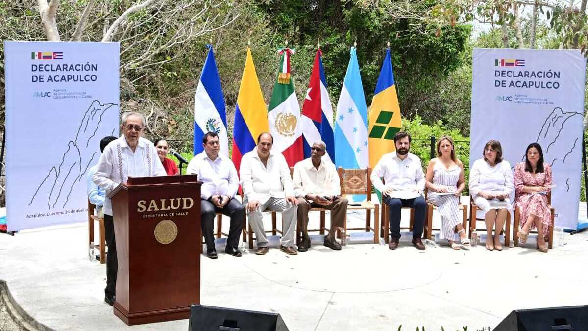 Nace AMLAC - México, Colombia y Cuba firman la Declaración de Acapulco