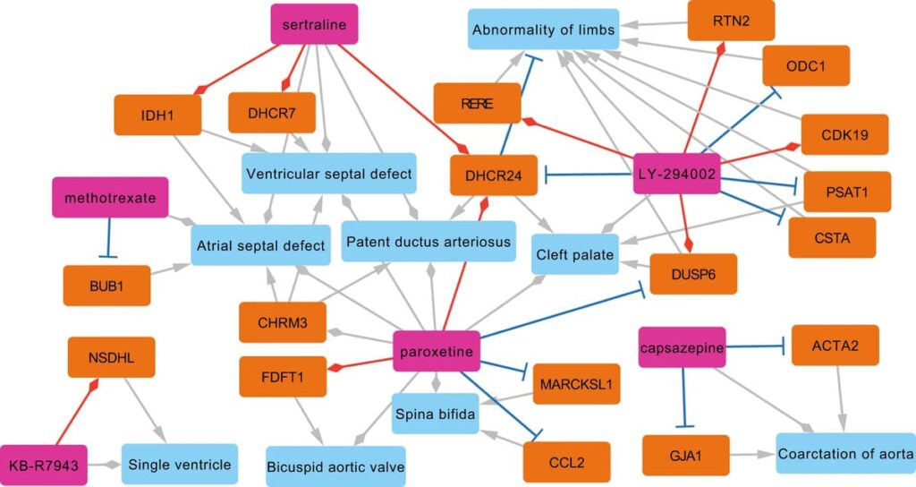 Analisis defectos congenitos y sustancias