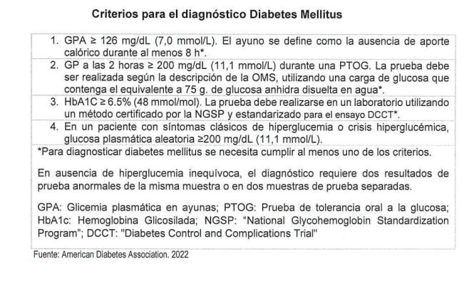 Diagnostico diabetes mellitus I