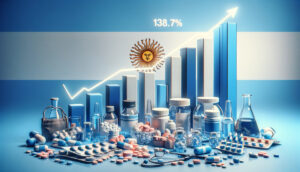 La facturación de la industria farmacéutica en Argentina incrementó en un 138,3% en 2023