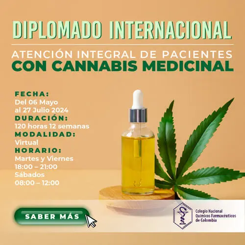 Diplomado internacional - atencion integral a pacientes con cannabis medicinal-6 de mayo a 27 de julio