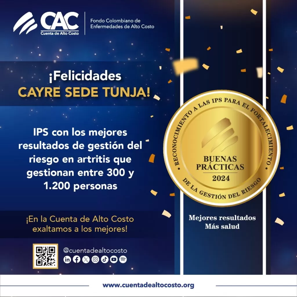CAC premió a las IPS con mejor gestión de riesgo en el país 5 GNK6Jn9XEAAx0d2
