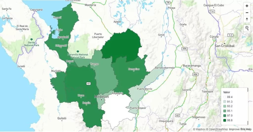 Antioquia afiliacion al sistema de salud