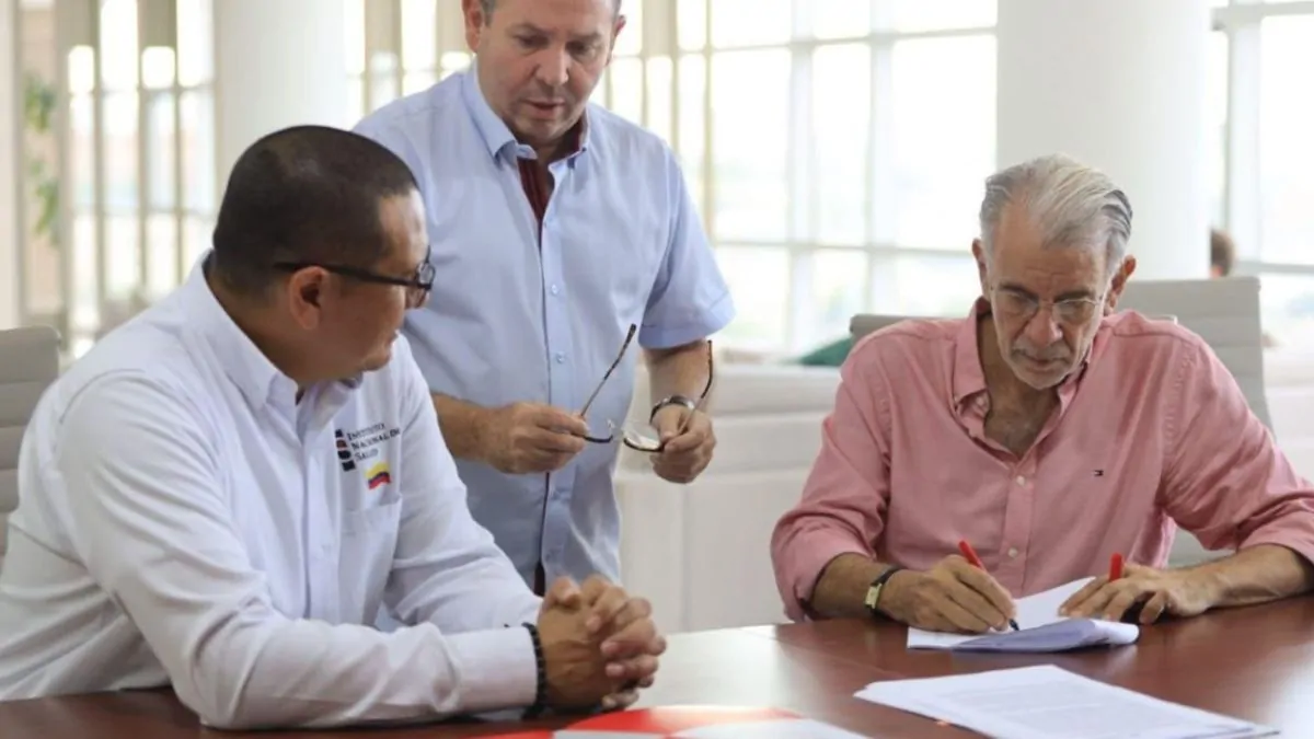 Gobernación del Atlántico e INS firman convenio para la cooperación científica e innovación tecnológica en salud