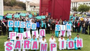 Minsa busca vacunar a 2.8 millones de niños contra el sarampión