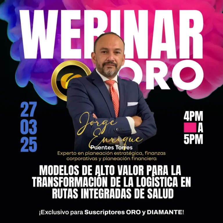Webinar ORO: Modelos de alto valor para la transformación de la logística en rutas integradas de salud
