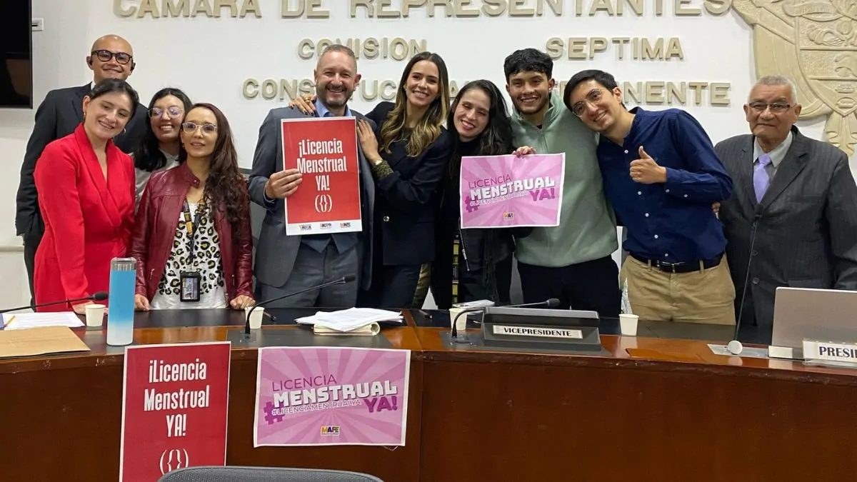 Congreso aprobó en primer debate el proyecto de Licencia Menstrual remunerada