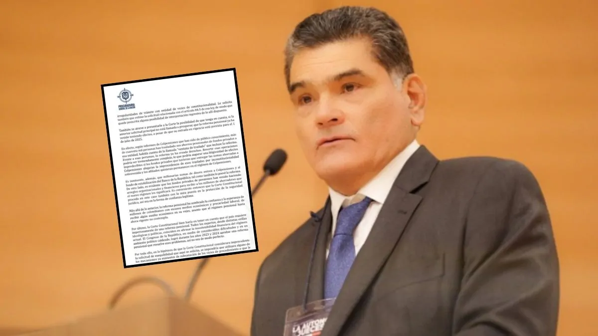 Procuraduría solicita aval de la Corte Constitucional para reforma pensional respaldo a legalidad y derechos adquiridos
