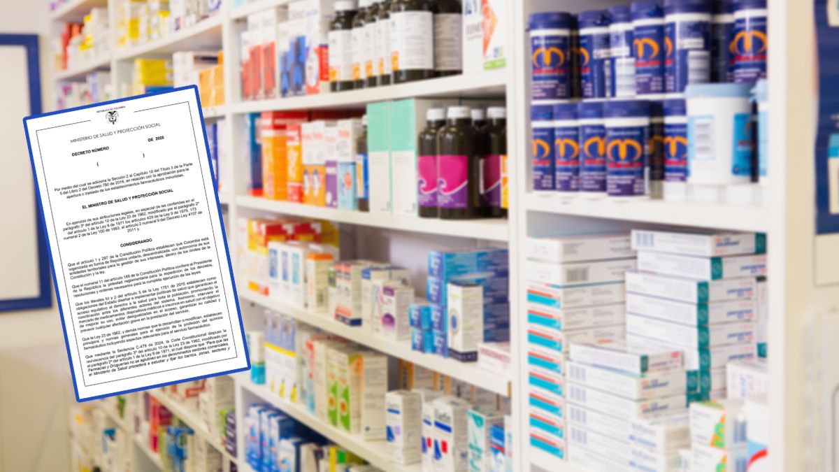 Proyecto de decreto redefine reglas para apertura y traslado de farmacias en Colombia