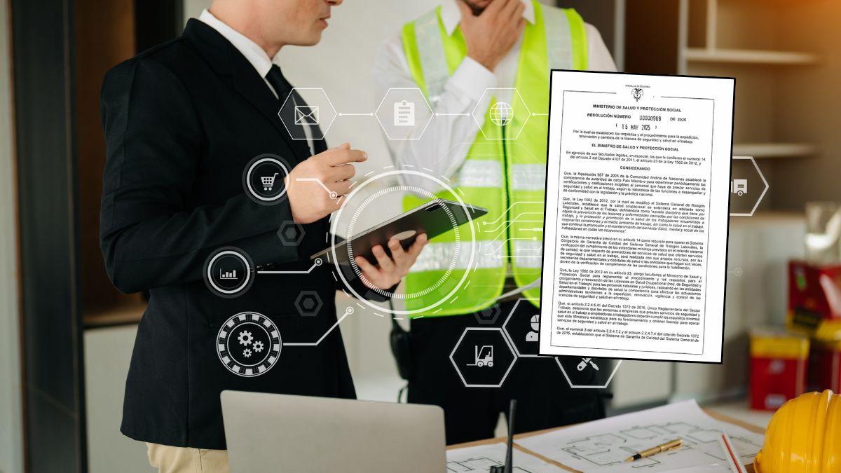 Así cambian los requisitos y procedimientos para licencias en Seguridad y Salud en el Trabajo - Resolución 908 de 2025