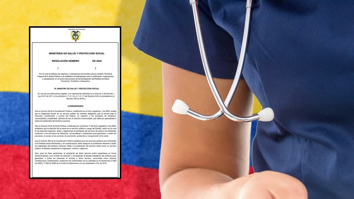 Modelo preventivo de salud así operaría el sistema en las 14 regiones y 44 subregiones propuestas por Minsalud