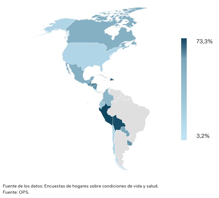Progreso desigual hacia la salud universal en las Americas necesidades insatisfechas brechas en la cobertura y desafios financieros 01