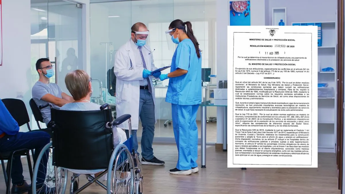 Nuevo marco técnico para la infraestructura y el equipamiento de edificaciones de salud en Colombia - Resolución 1633 de 2025