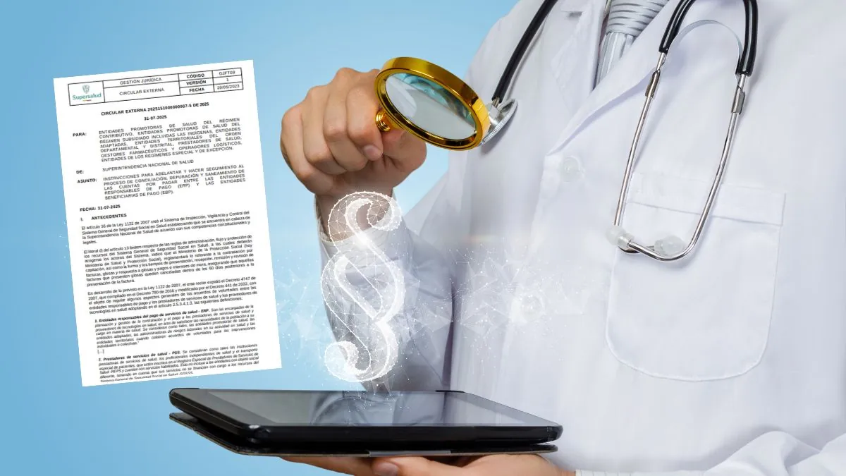 Supersalud emite nuevas directrices para la conciliación y saneamiento de cuentas en el SGSSS