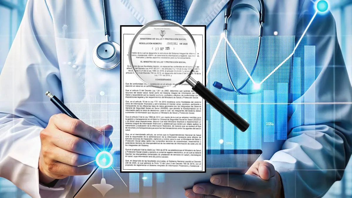 En firme la Resolución 1962 de 2025 así operará el SIIFA, el nuevo sistema de trazabilidad financiera en salud