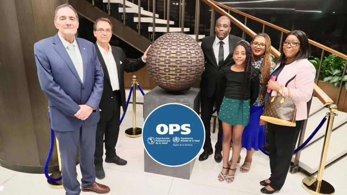 OPS inaugura escultura como símbolo de gratitud hacia los trabajadores de la salud de las Américas