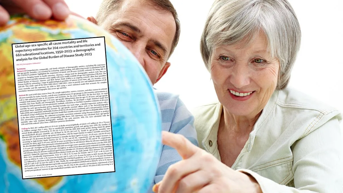 Mortalidad global ajustada por edad cae 66% en siete décadas el nuevo mapa de la esperanza de vida según el GBD 2023