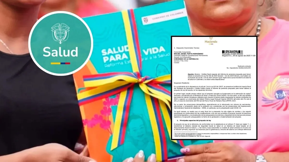 Minsalud aclara que la reforma a la salud ya tiene aval fiscal análisis del impacto y fuentes de financiación hasta 2036