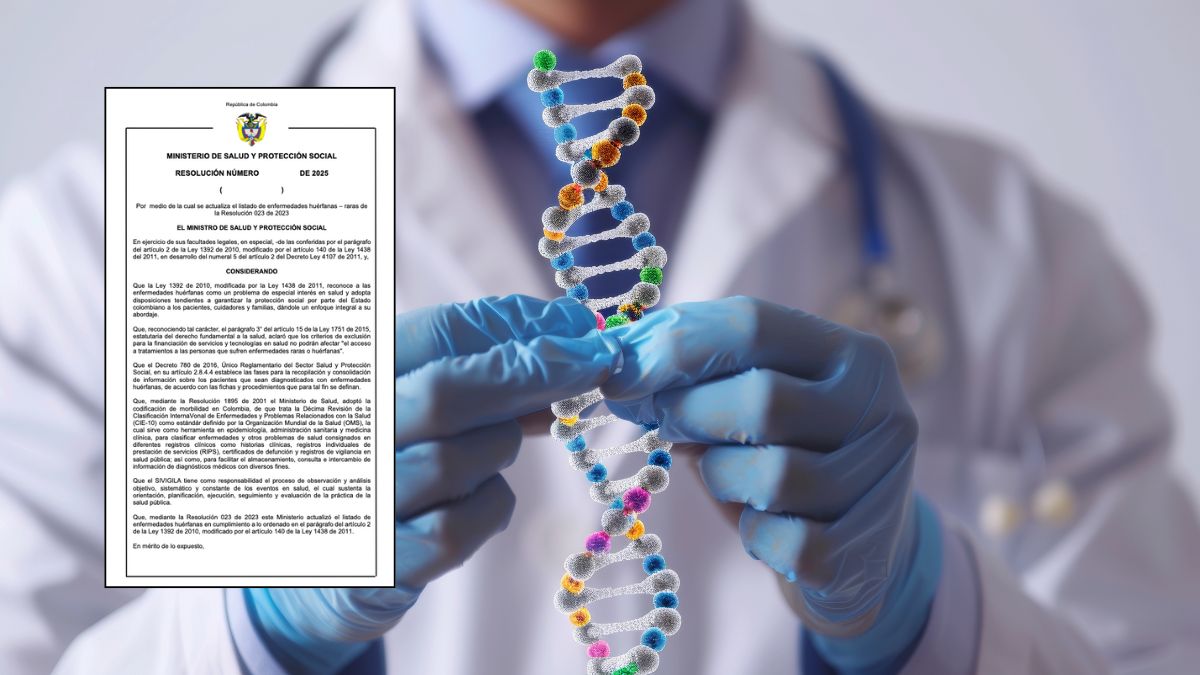 Proyecto de resolución actualiza la lista de enfermedades huérfanas en Colombia: versión 5.0 del Ministerio de Salud