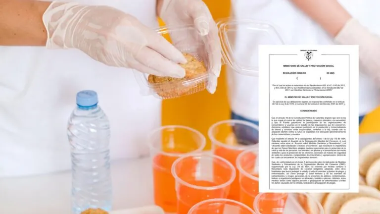 Proyecto de resolucion de MinSalud redefine como medidas sanitarias la regulacion de materiales en contacto con alimentos