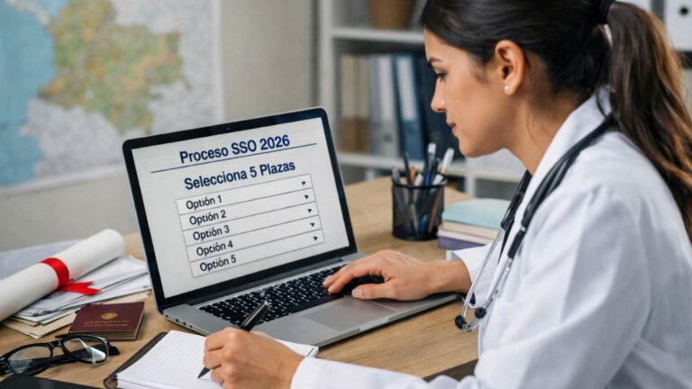 Arranca hoy la inscripción del primer proceso SSO 2026 claves para elegir 5 plazas antes de la asignación