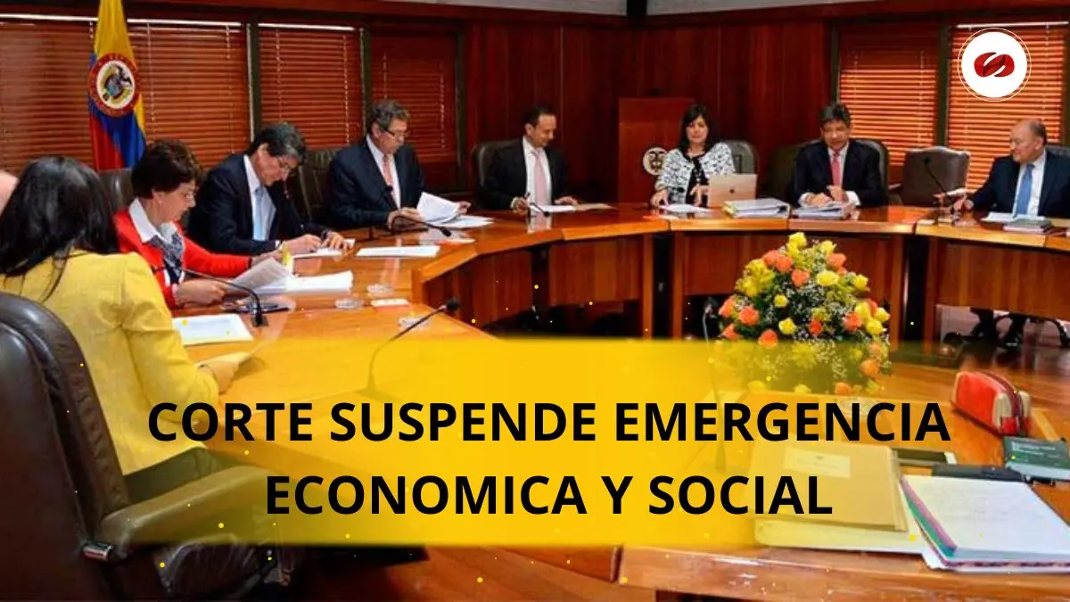 Corte suspende emergencia economica y social