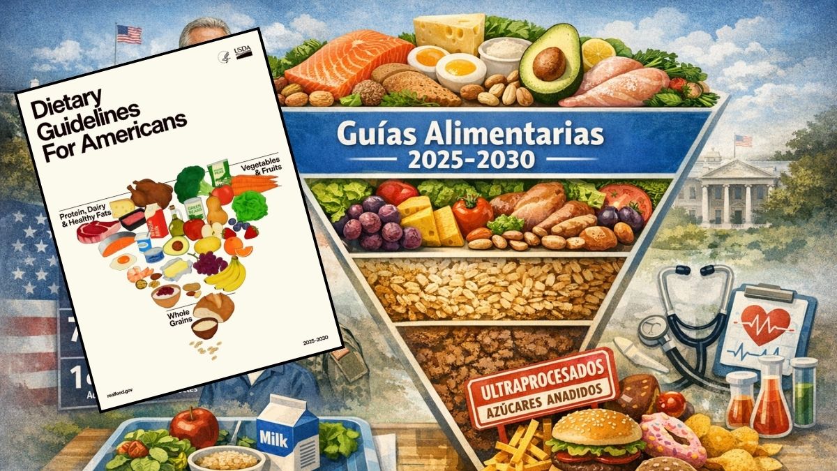 EE.UU publicó sus Guías Alimentarias 2025–2030, endurecimiento contra ultraprocesados y azúcar añadido