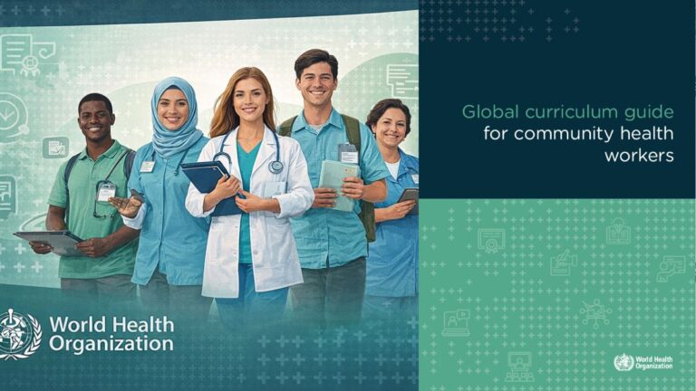 Guía de la OMS que busca estandarizar competencias, módulos y evaluación para trabajadores comunitarios de salud