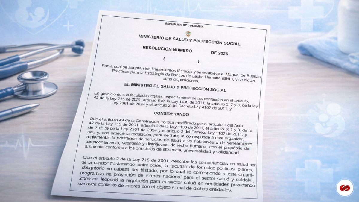 Manual de Buenas Prácticas para Bancos de Leche Humana Proyecto de resolución fija ruta de certificación ante Invima