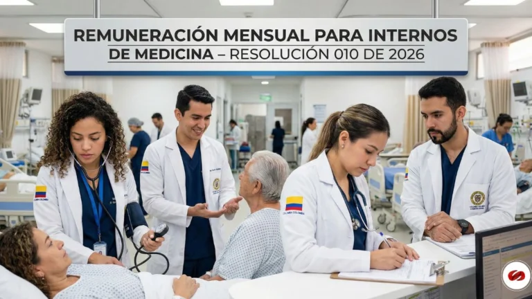 Resolucion No 010 de 2026 - reporte del giro de la remuneracion mensual de los internos de medicina