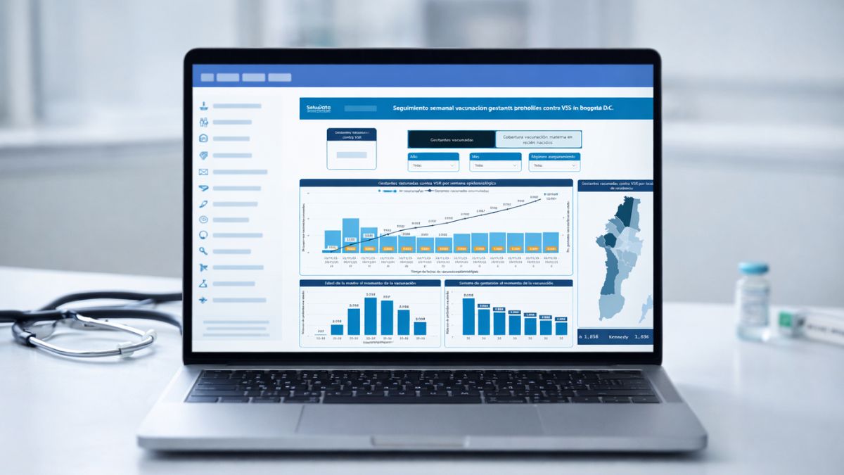 Bogotá lanza tablero de seguimiento de vacunación materna VSR, así lo puede consultar en Saludata