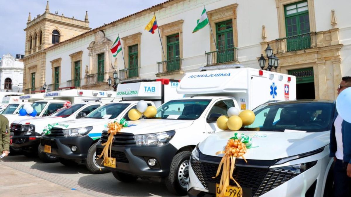 Boyacá refuerza su red pública con 34 vehículos de transporte asistencial