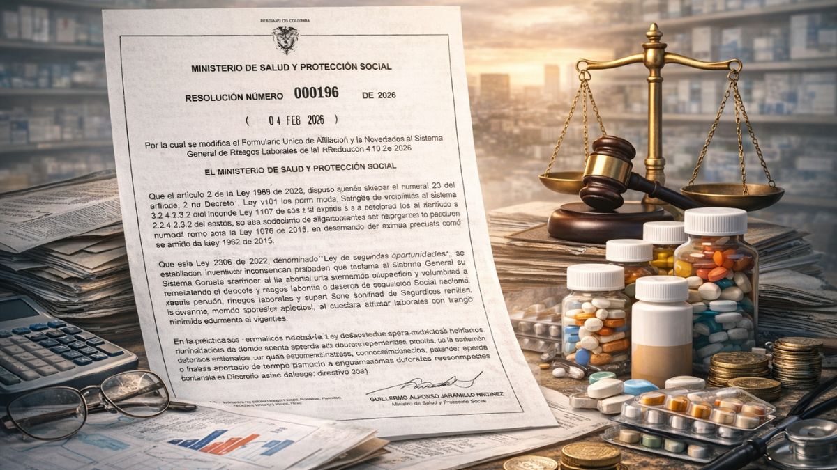 Cambios al Formulario Único de Afiliación y Reporte de Novedades del Sistema General de Riesgos Laborales