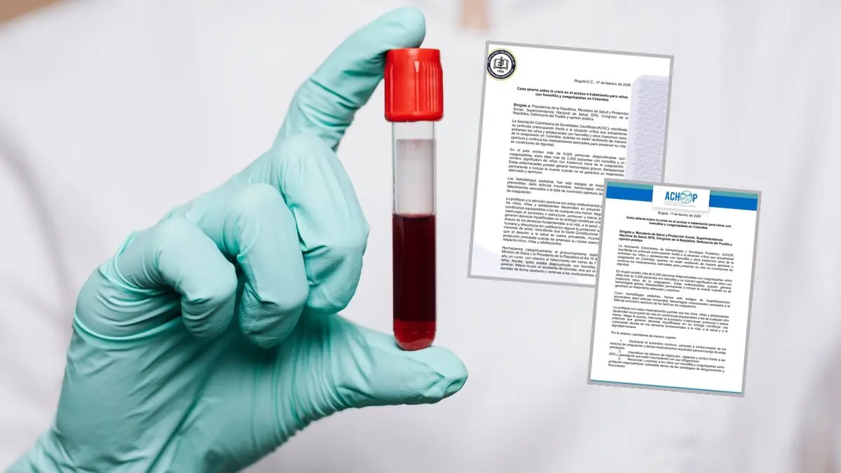 Sociedades Científicas y ACHOP alertan crisis por falta de medicamentos en hemofilia cuáles son sus cuatro exigencias al Gobierno y a las EPS (1)