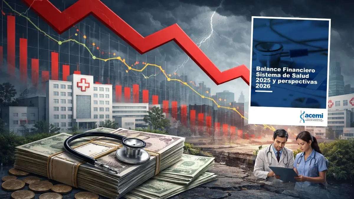 Solvencia en rojo patrimonio de las EPS se hunde a -$15,833 billones a noviembre de 2025