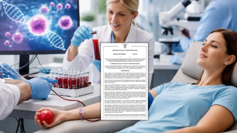 Colombia prepara nuevo sistema para buscar donantes de células progenitoras hematopoyéticas