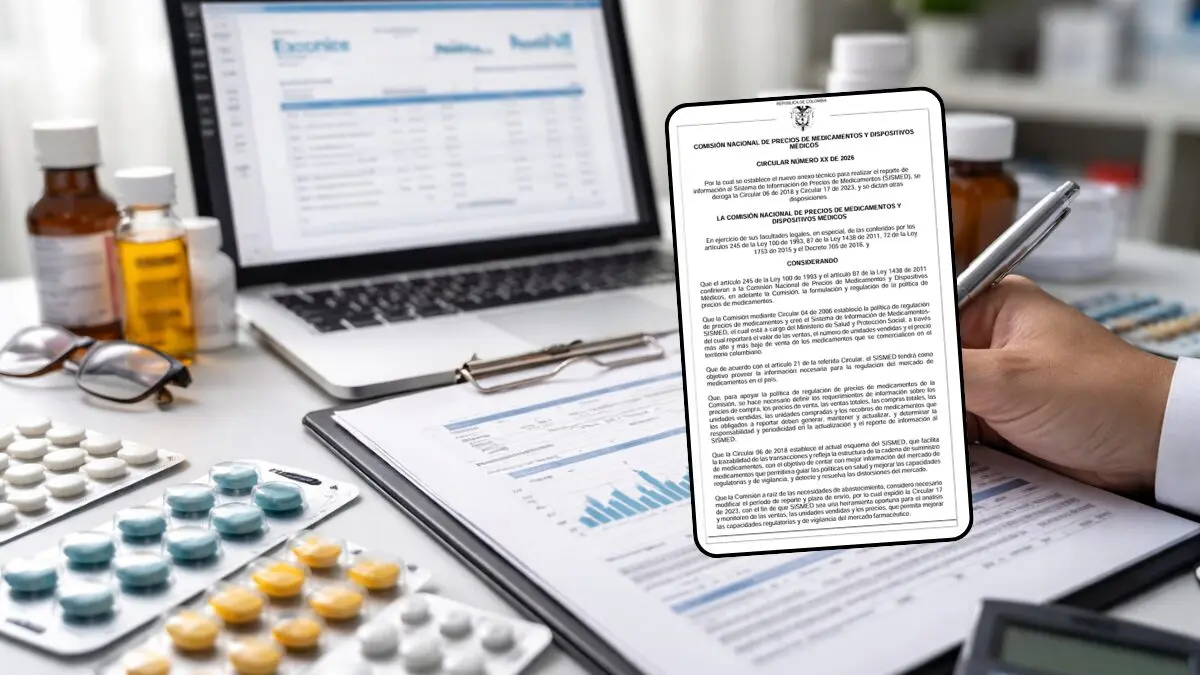 Minsalud alista proyecto de circular que actualiza el reporte SISMED y fija nuevas reglas de reporte para medicamentos
