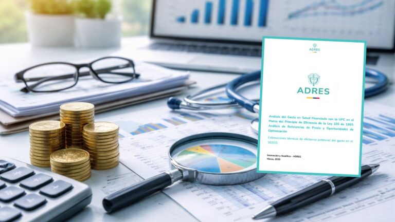 ADRES revela hallazgos sobre el gasto financiado con la UPC entre 2018 y 2023