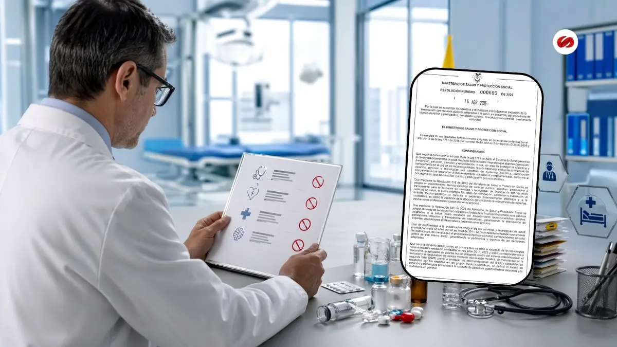 MinSalud actualiza exclusiones en salud listado oficial queda con 117 servicios y tecnologías no financiados con recursos públicos