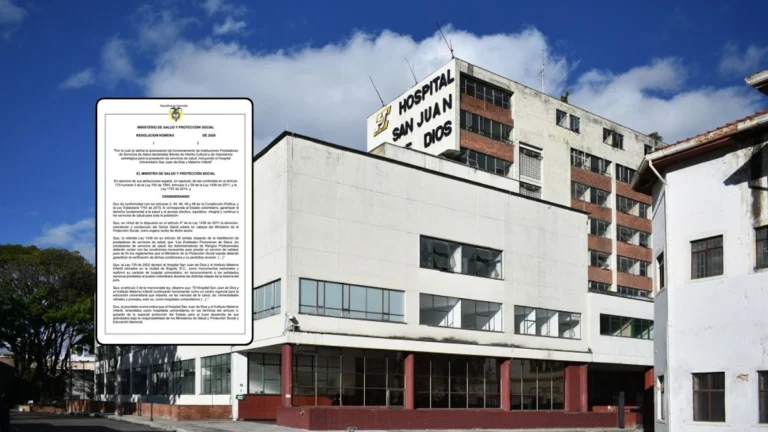 Proyecto de resolución fija condiciones para la entrada en operación del Hospital San Juan de Dios
