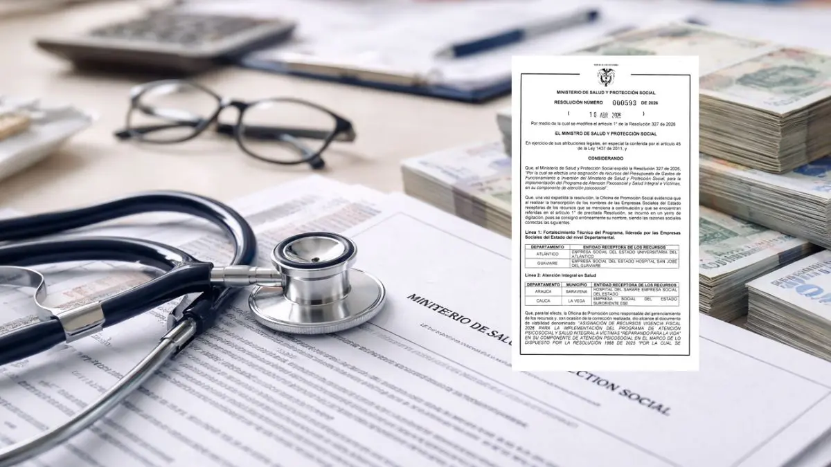 Resolución 593 de 2026 corrige asignación de recursos para atención psicosocial a víctimas