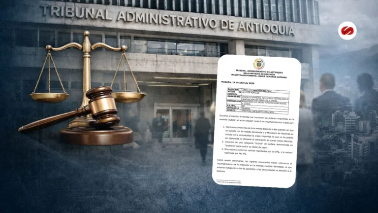 Tribunal de Antioquia abre incidente de desacato contra 10 funcionarios por pagos pendientes a IPS de Medellín