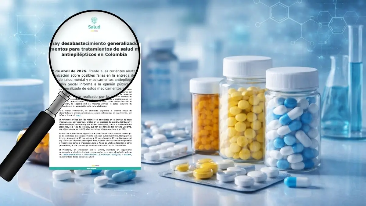 desabastecimiento de medicamentos para salud mental en Colombia Ministerio de salud responde