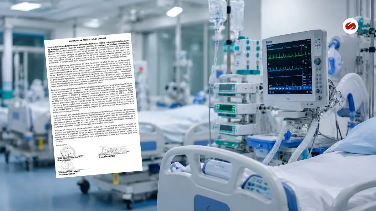 Gremios médicos rechazan precarización laboral en UCI advierten retrasos en pagos y riesgos para la seguridad del paciente